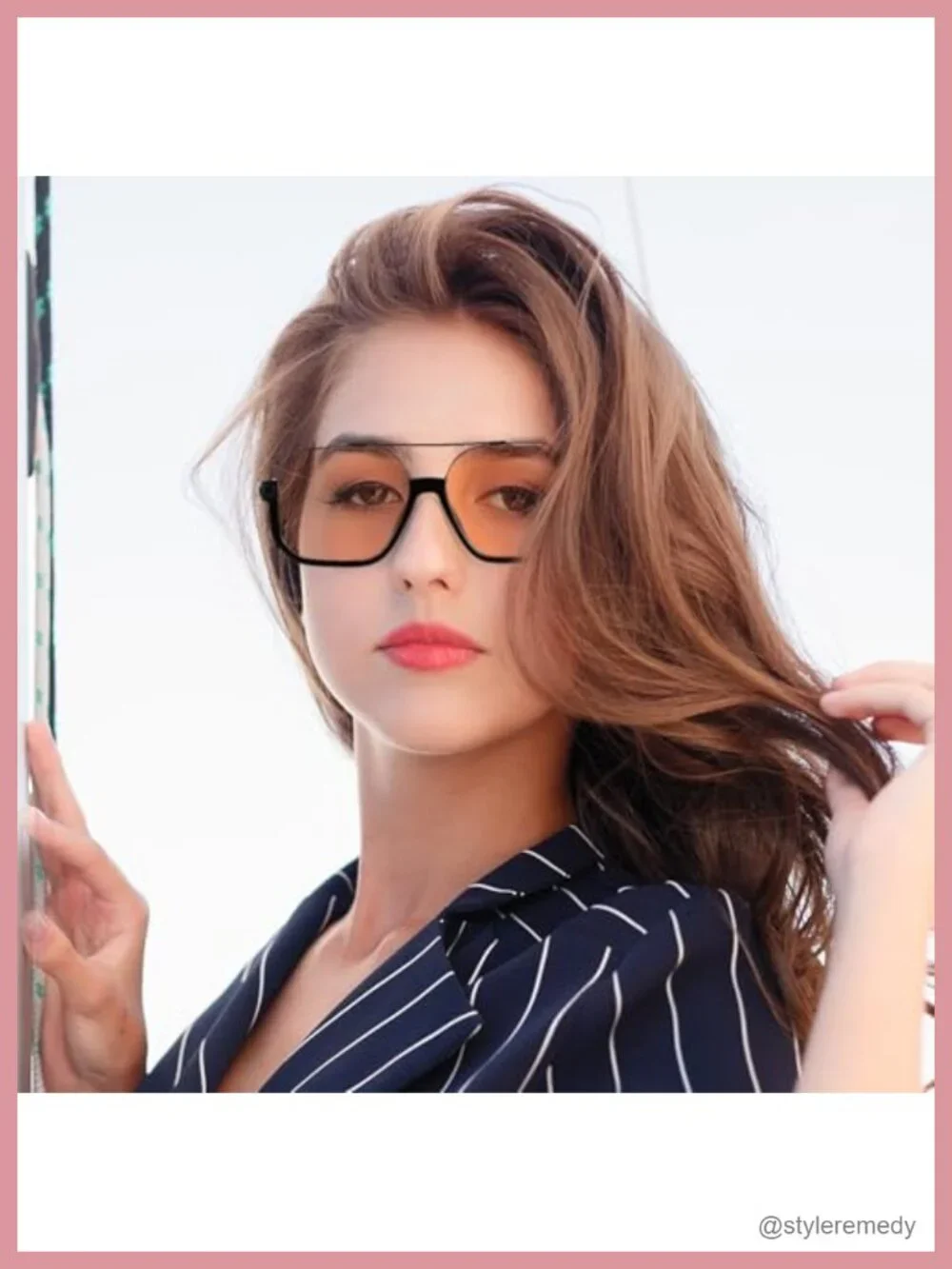 3 Pcs Retro Oversized Sunglasses for Women Men Vintage 70s Square Shades UV